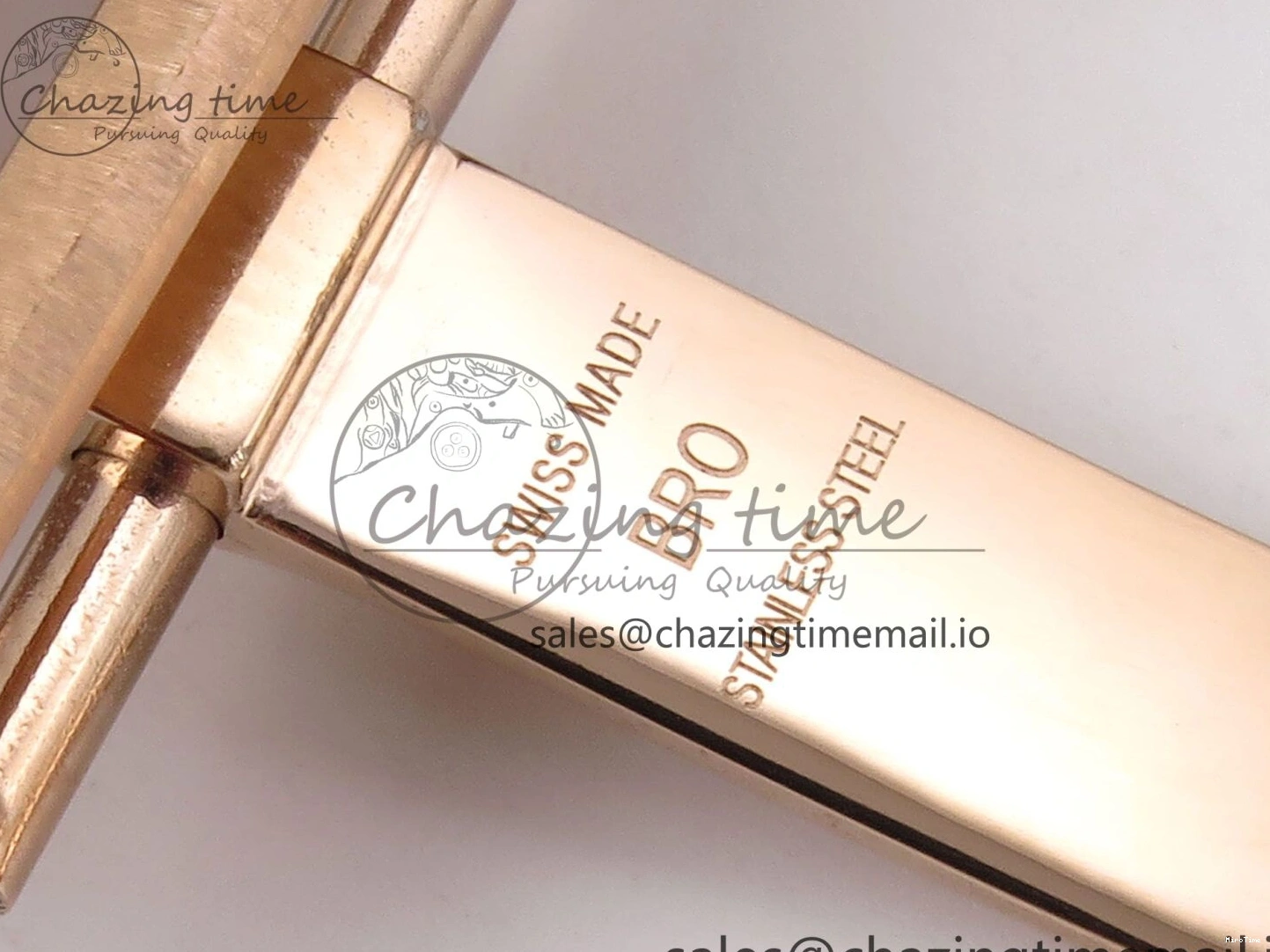 MIROTIME 0110 Portugieser Automatic 42mm RG APSF 1:1 Best Edition Black Dial on Black Leather Strap A Original 7007